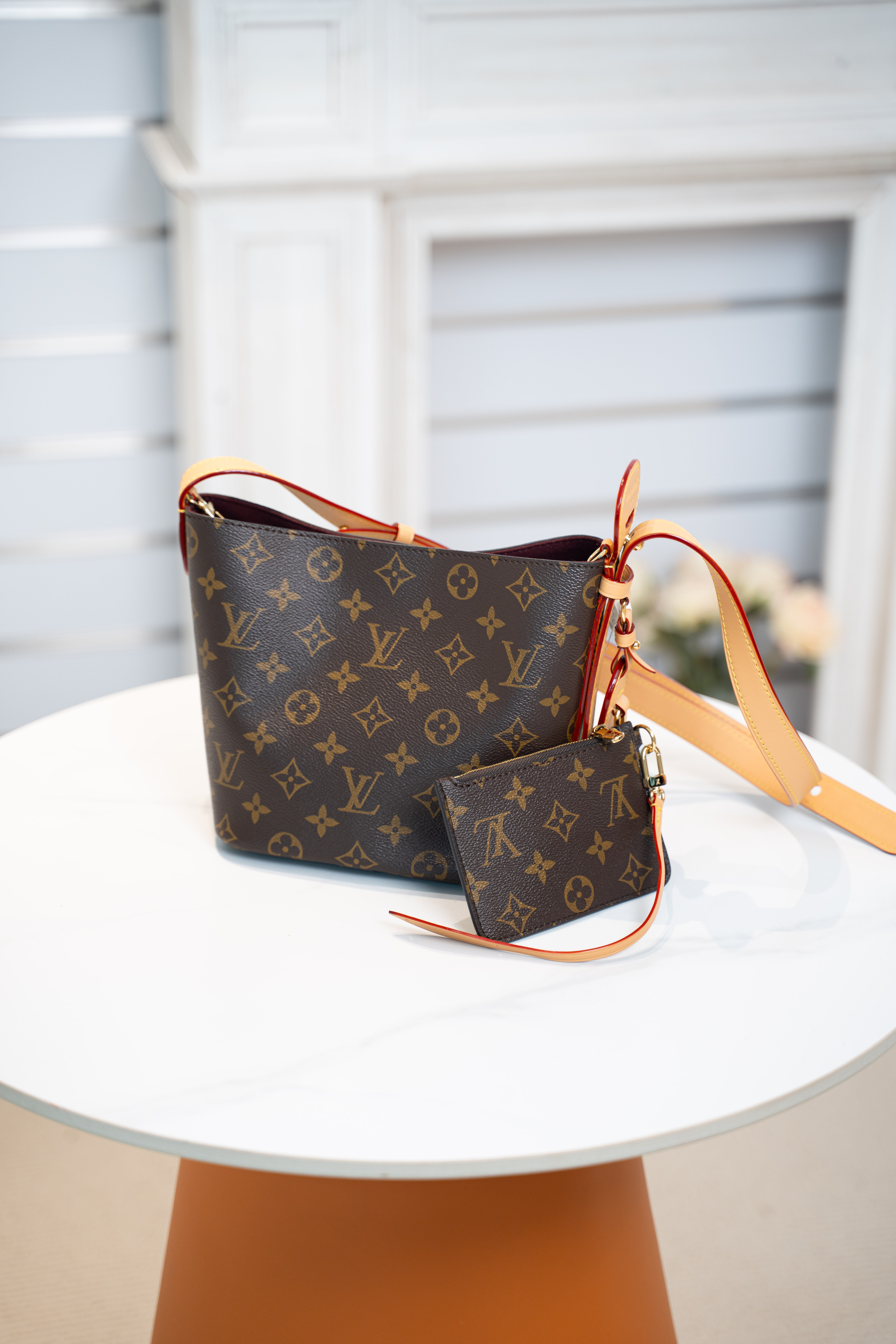 LOUIS VUITTON ALL IN BB 老花 Monogram 塗層帆布 肩肩手提袋 小號