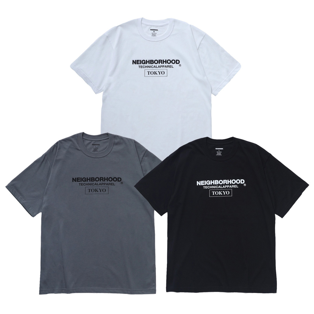 Neighborhood NH. Tee SS-16 黑 / 灰 / 白 短袖Tee 251PCNH-ST16