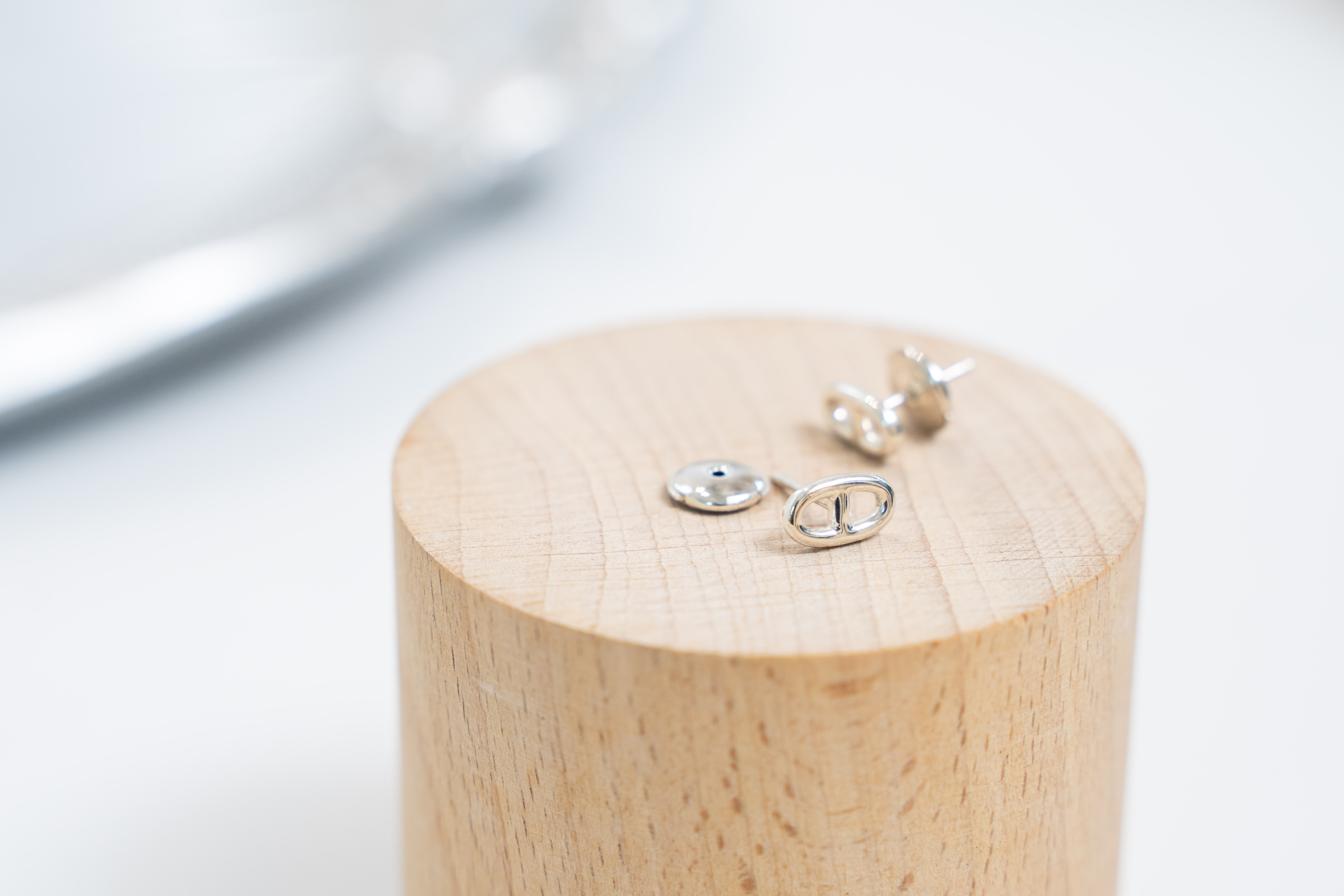 HERMES 豬鼻子耳環 925銀