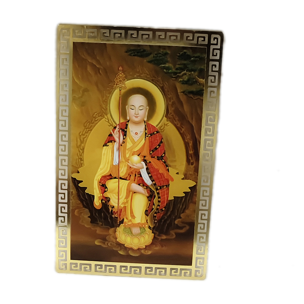 地藏菩薩  彩繪{金銅}小卡【十方】148976