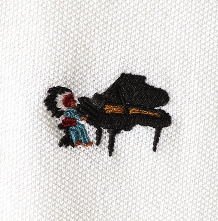 KAPITAL 2025 DRY PIQUE POLO (PIANO EMBROIDERY) S/S - PRE ORDER ITEM (預訂中)