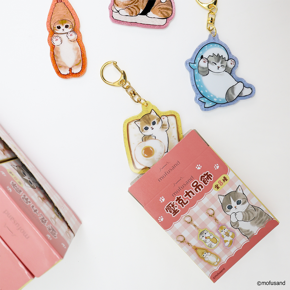 貓福珊迪壓克力吊飾 [單盒]