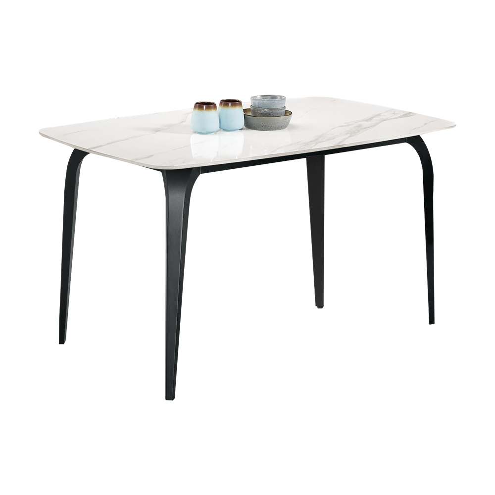 麥瑞4.6尺工業風岩板餐桌/休閒工作桌