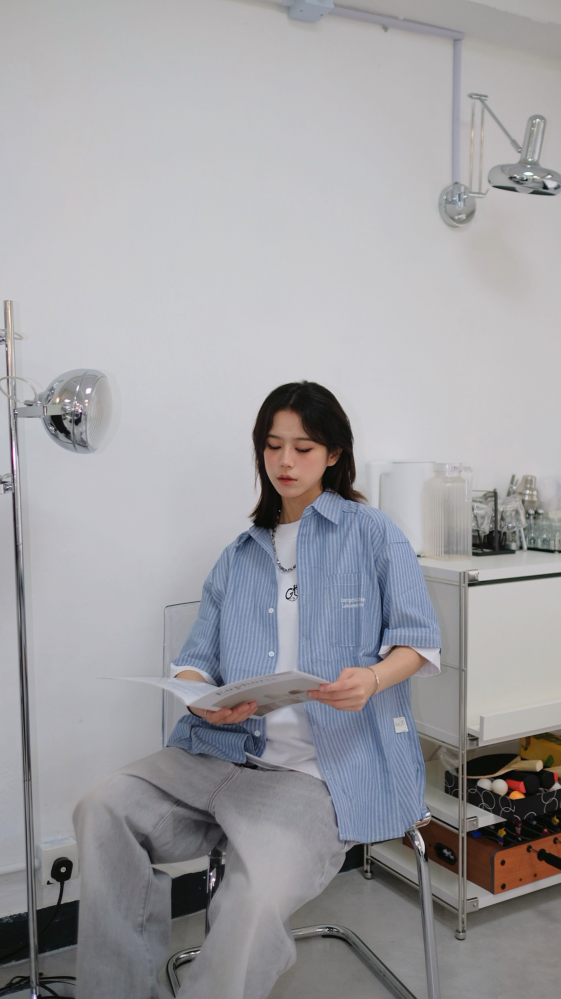 SS0028 印字pocket 直間Shirt