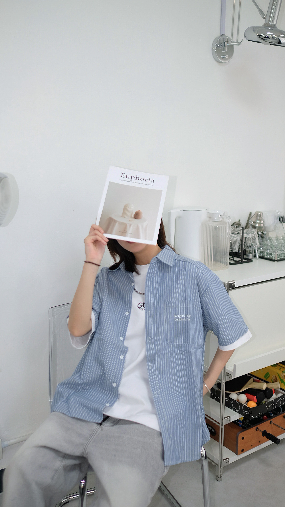 SS0028 印字pocket 直間Shirt