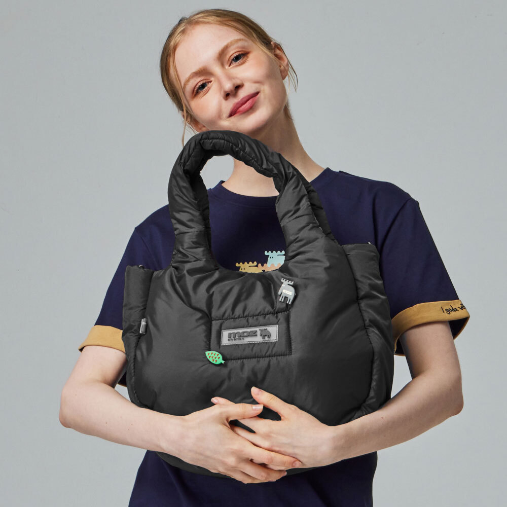 【熱銷現貨】moz瑞典 駝鹿 Light 空氣 雲朵包(黑)大