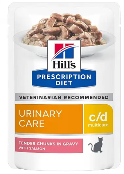 希爾思™處方食品 貓用 c/d™ Multicare 泌尿道護理  (三文魚) 85g (12包裝)