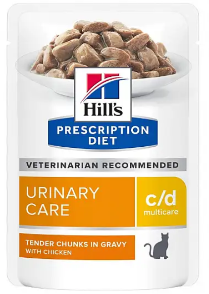 希爾思™處方食品 貓用 c/d™ Multicare 泌尿道護理  (雞肉) 85g (12包裝)