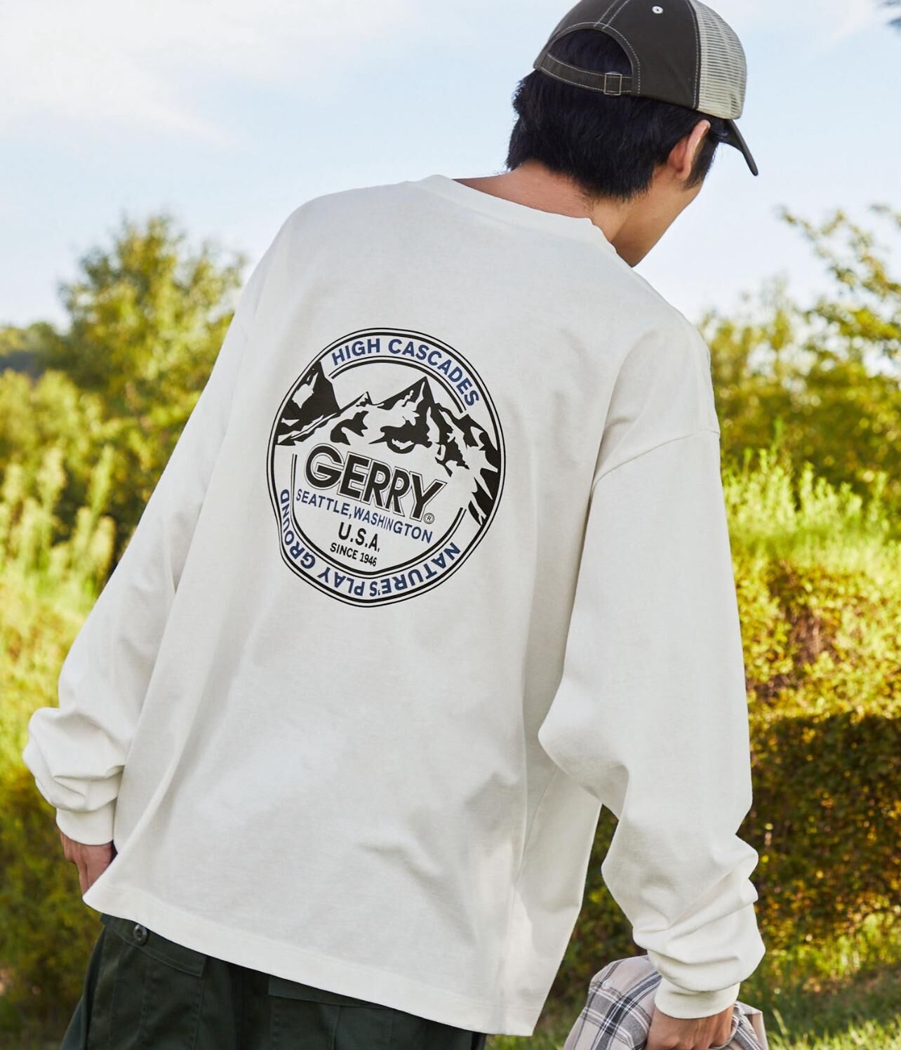 【現貨】GERRY JN0602504 後背圓圈logo印花長袖上衣