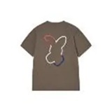 [S] ADLV COCOA FRENCH RABBIT SILHOUETTE WOMAN SHORT SLEEVE T-SHIRT, 25SS-TP-SS-AW-FRS-CCA (SAV426)