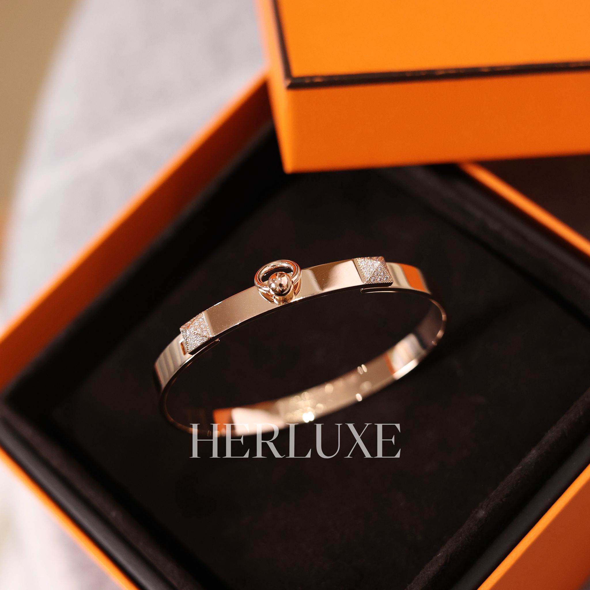 Collier de Chien bracelet, small model, rose gold SH 閒置品