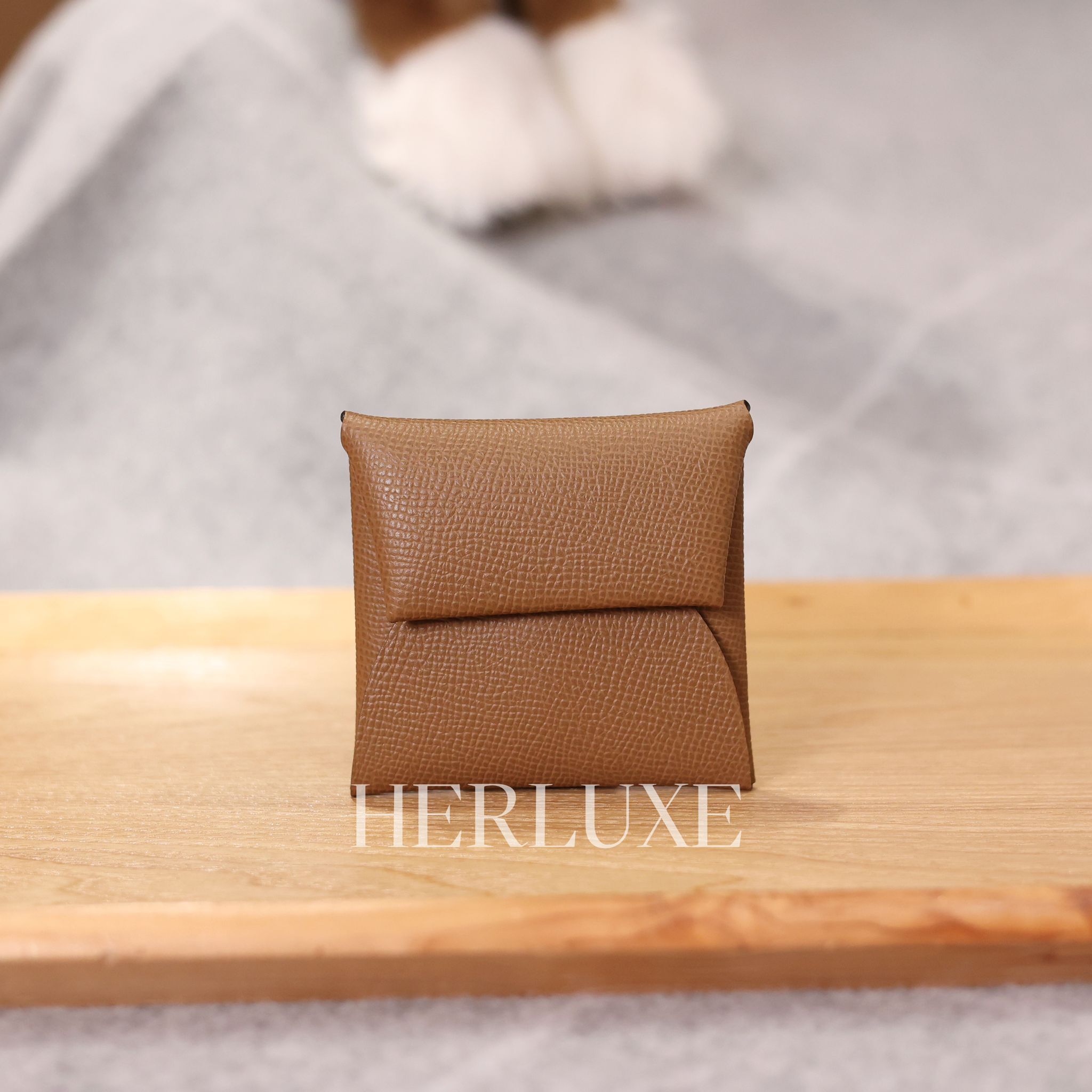 Bastia change purse 3G  alezan/ N3 vert peppermint epsom