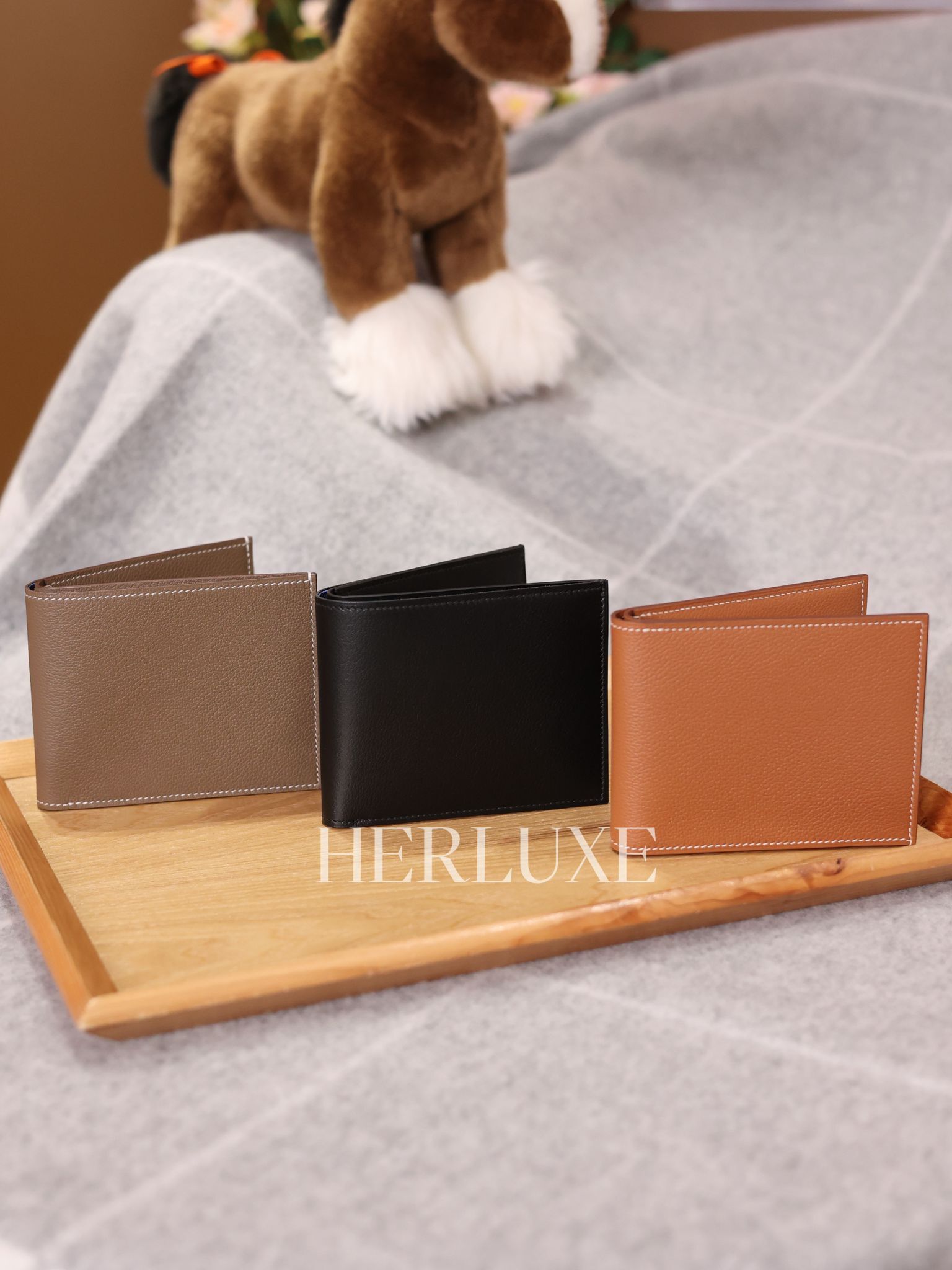 Citizen twill compact wallet 37 gold / 71 bleu de France / 73 bleu saphir evercolor