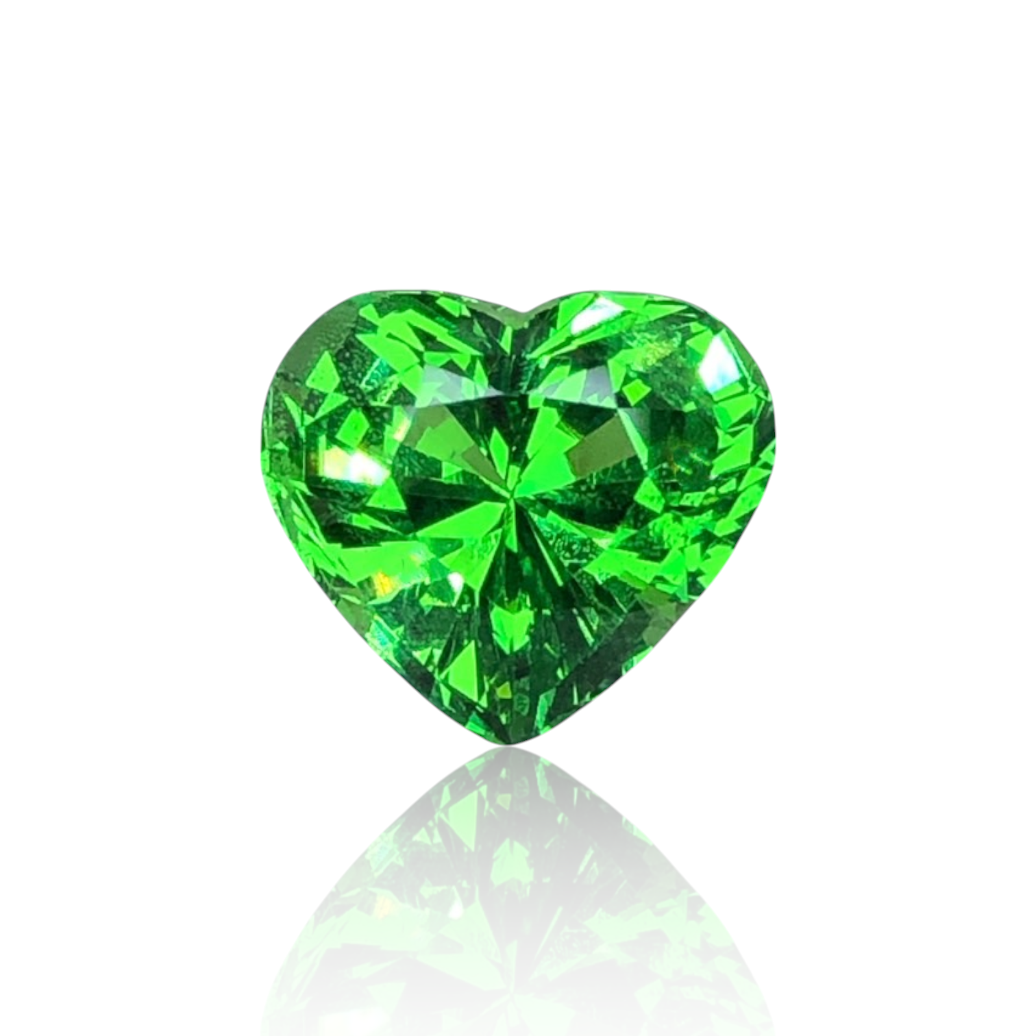【頂級豔彩綠"Vivid green" ．沙佛萊石5.46ct(附CGL證書)】