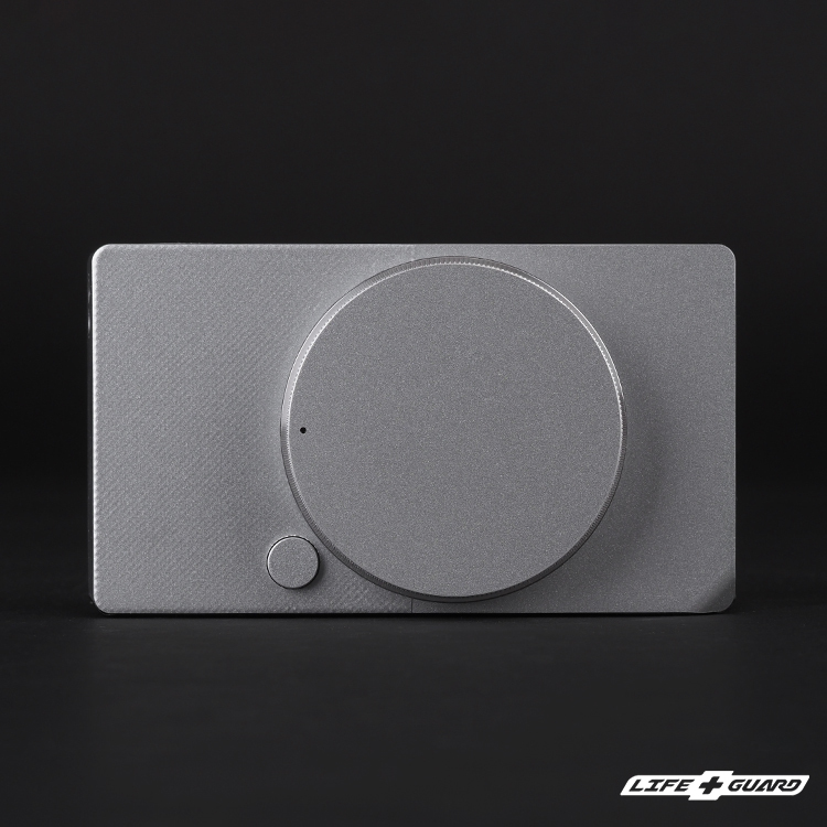 LIFE+GUARD 相機貼膜安裝示意，適用 SIGMA BF