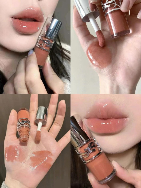 YSL 2025最新-情挑豐潤唇釉 5號冷茶凍