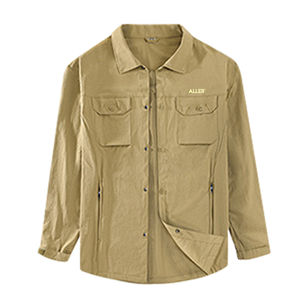 ALLER 雙立體口袋襯衫外套 中性款 (3色) 13AL2335