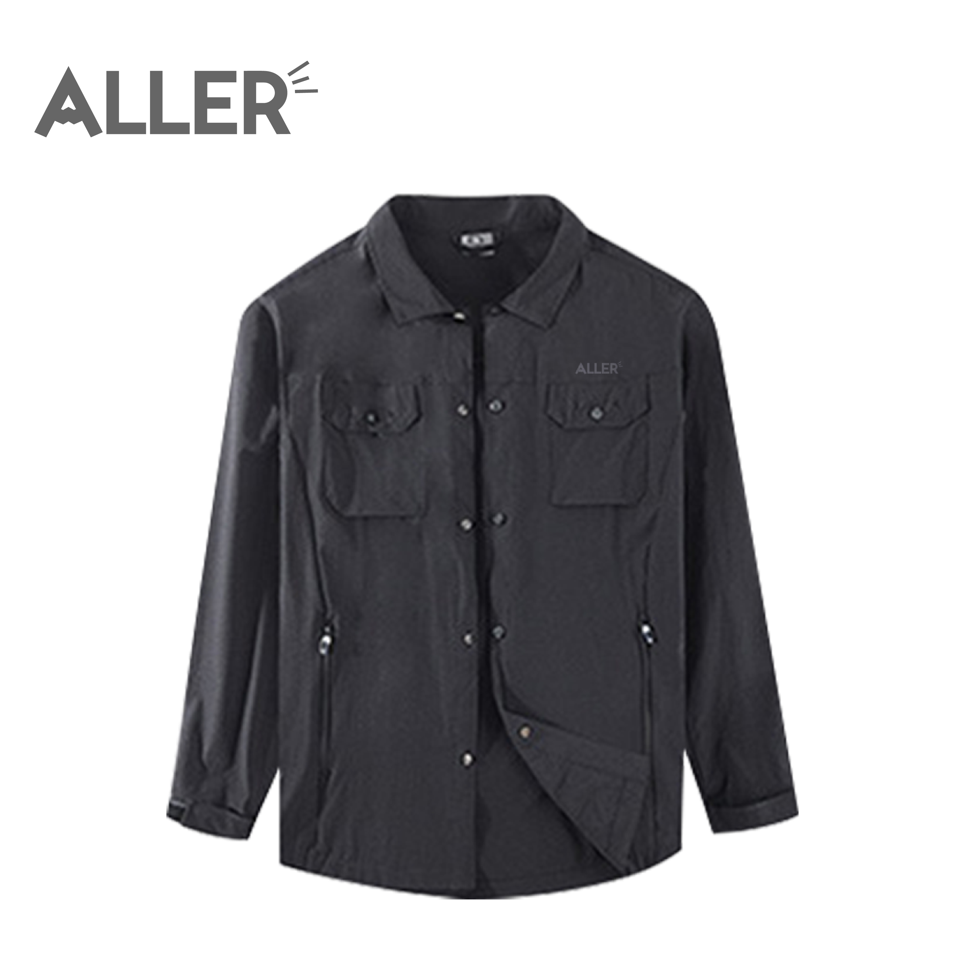 ALLER 雙立體口袋襯衫外套 中性款 (3色) 13AL2335