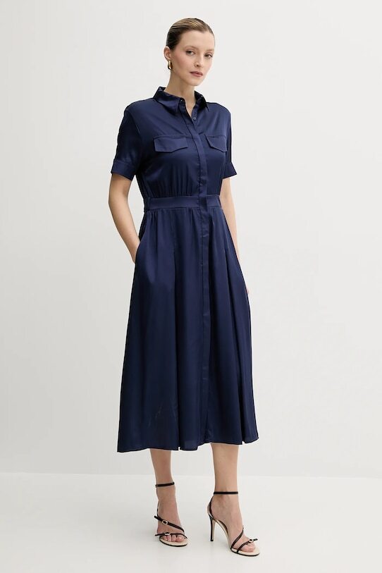 【Silvian Heach】個性襯衫澎澎洋裝