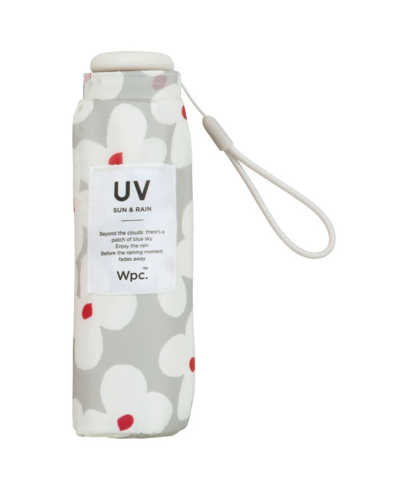 WPC - 迷你摺傘 （塗鴉花朵-白色）(CO02-9083-002)