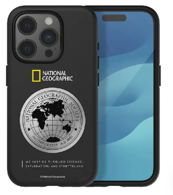 國家地理｜Metal Deco 地球徽章保護殼｜iPhone 16/15系列