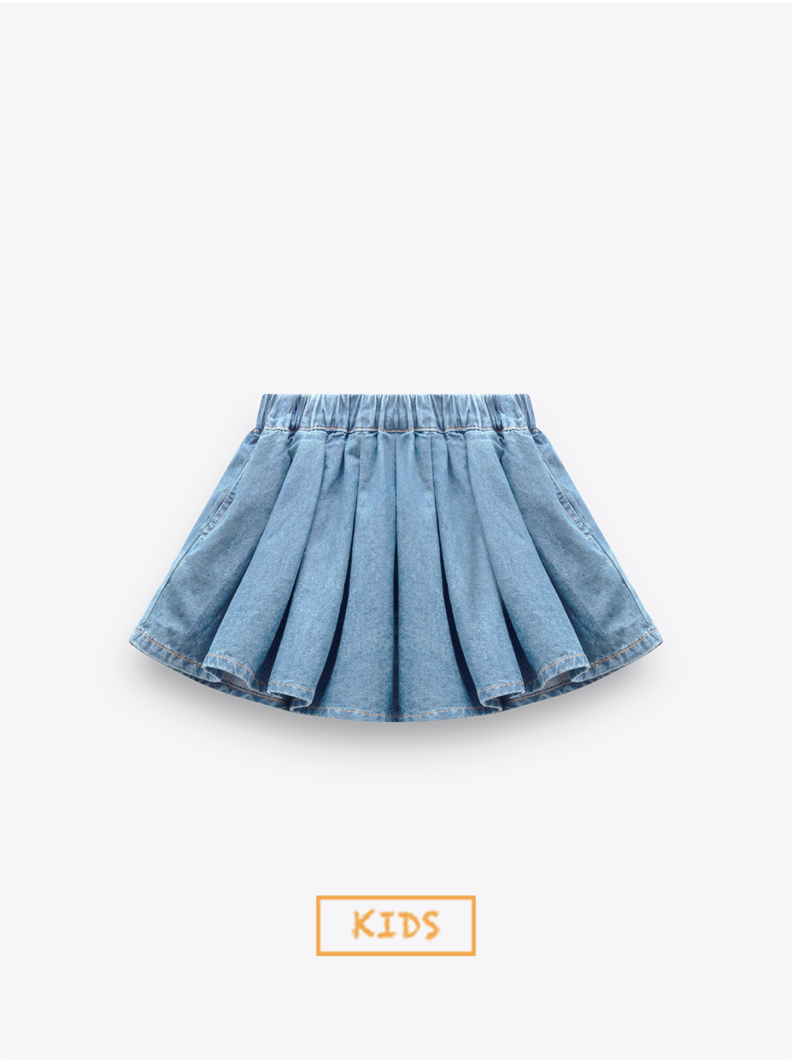 超百搭傘狀牛仔裙褲【童裝】