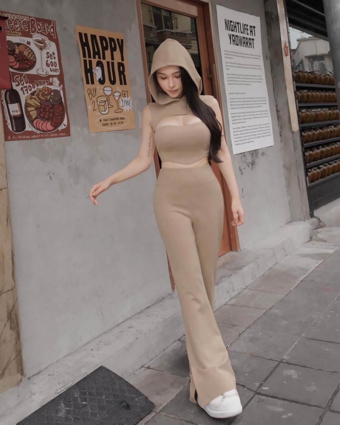 訂製-休閒重磅棉微喇長褲