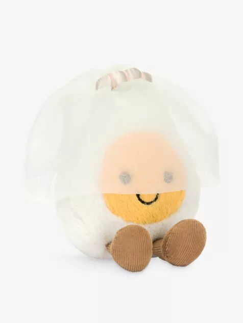 "英國代購" JELLYCAT 水煮蛋 新娘造型絨毛玩具