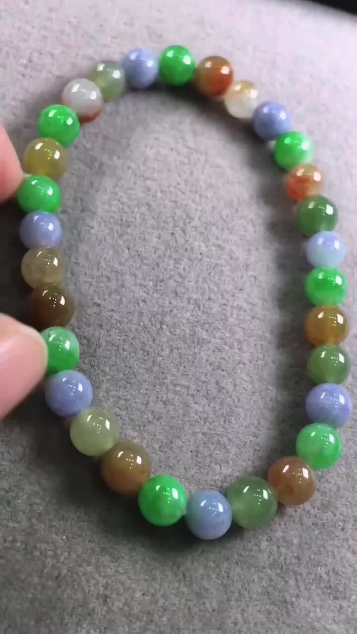 519347 翡翠多寶手串 (6mm直徑)