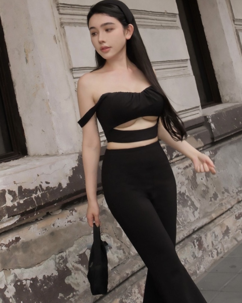 訂製-休閒重磅棉鏤空粗肩背心