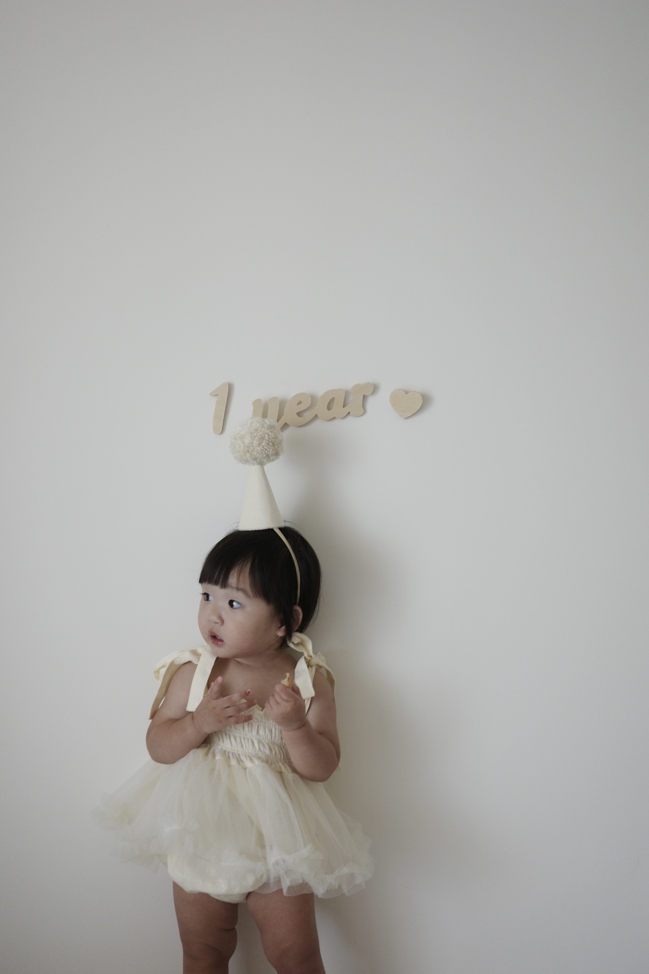 奶油S(65-75cm)現貨｜綁帶透紗澎裙包屁衣