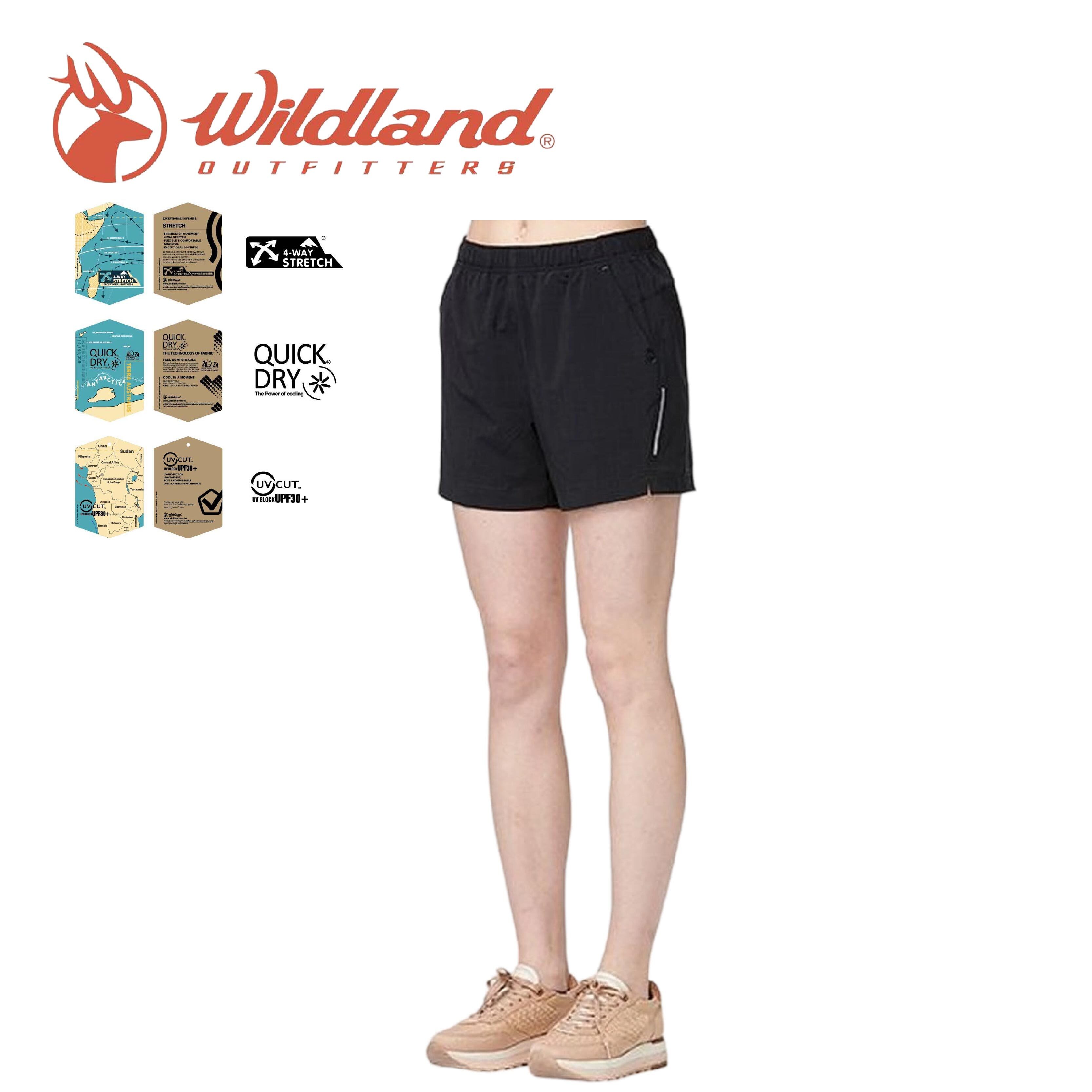 Wildland 荒野 四彈麻花紗透氣抗UV短褲 女款 (2色) 20WW1509
