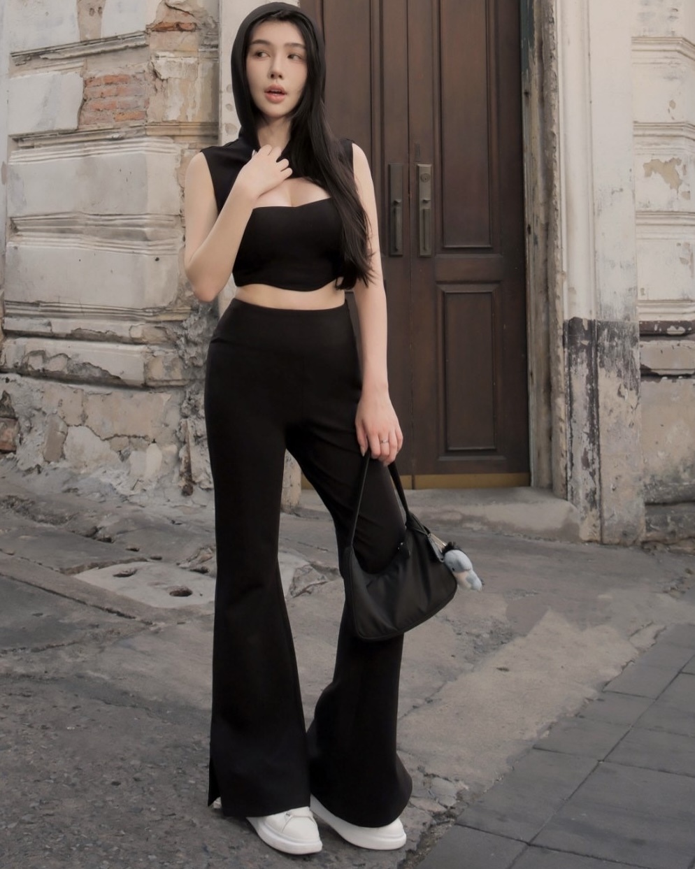 訂製-休閒重磅棉微喇長褲