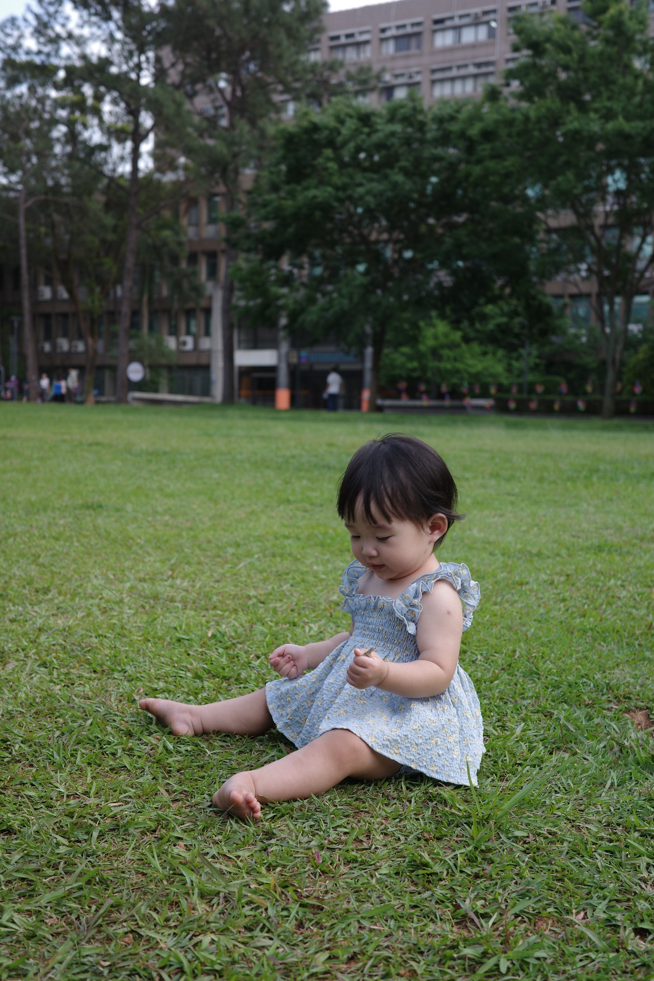 藍色碎花度假套裝SET