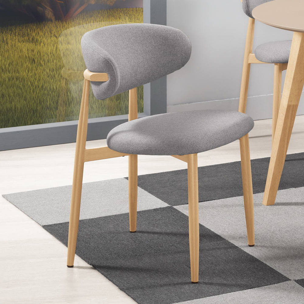 莫達布面餐椅/單椅/休閒椅/洽談椅/商業椅(兩色可選)