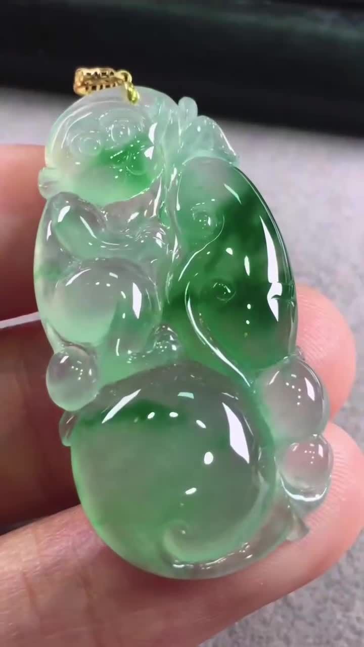 519351 翡翠瑞猴獻壽