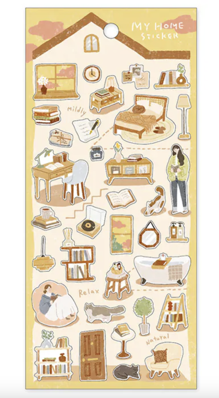 Mind Wave｜ My Home Stickers 居家時光貼紙