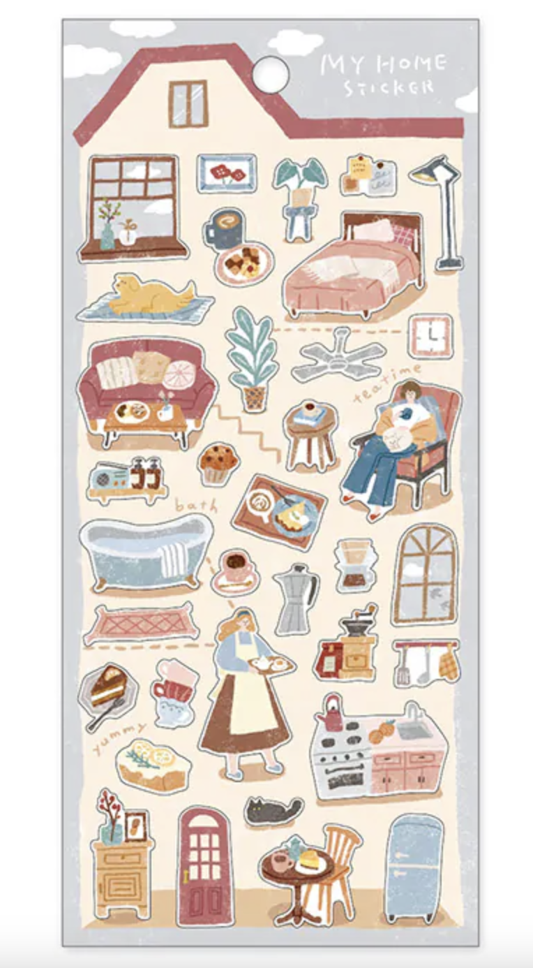 Mind Wave｜ My Home Stickers 居家時光貼紙