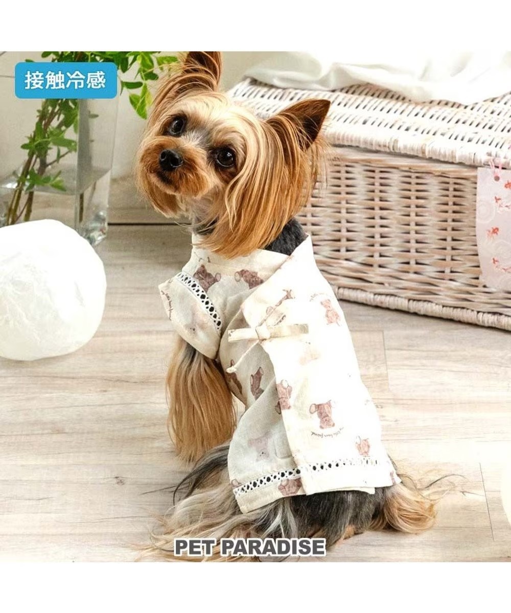 【Pet Paradise】Cool-Touch Jinbei - Bear Print <633-35522>