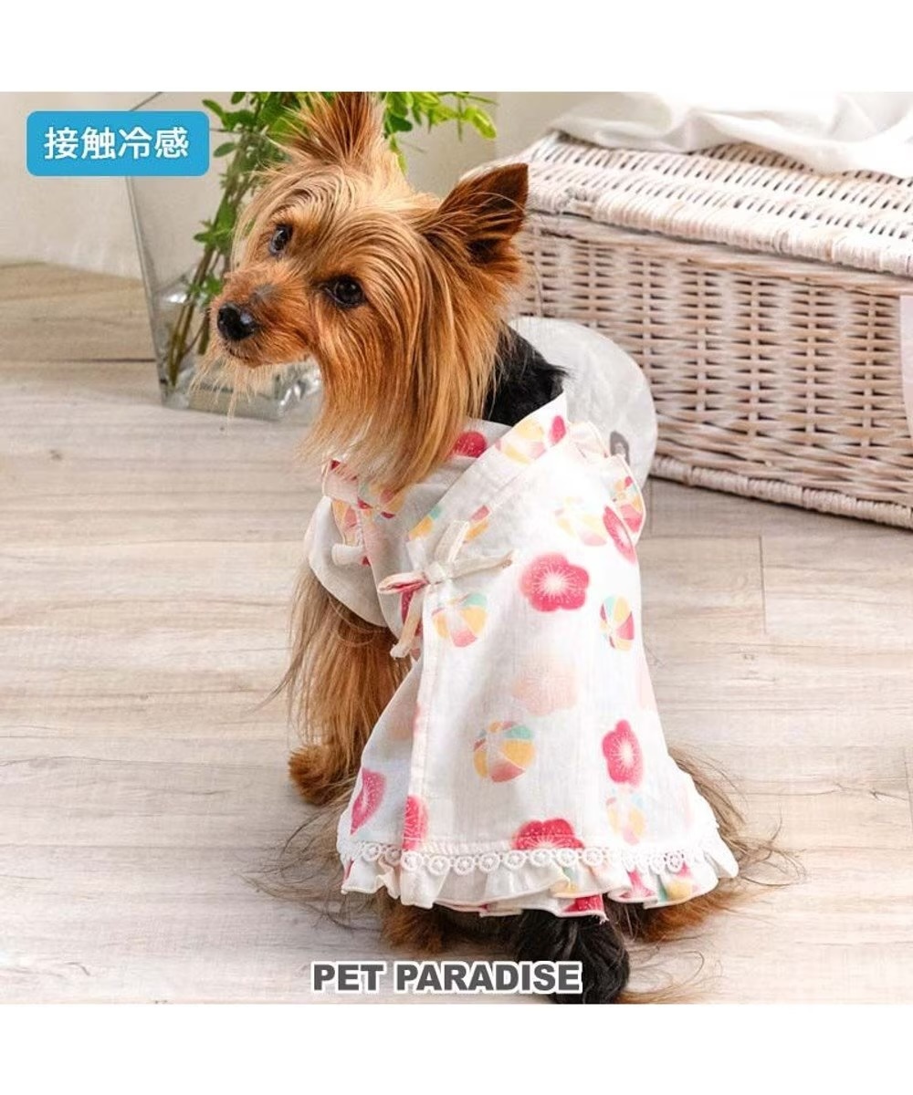 【Pet Paradise】Cool-Touch Jinbei - Plum & Temari <633-35528>