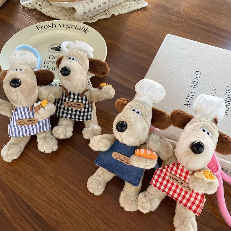 《06022》穿圍裙的廚師們掌門狗鑰匙圈