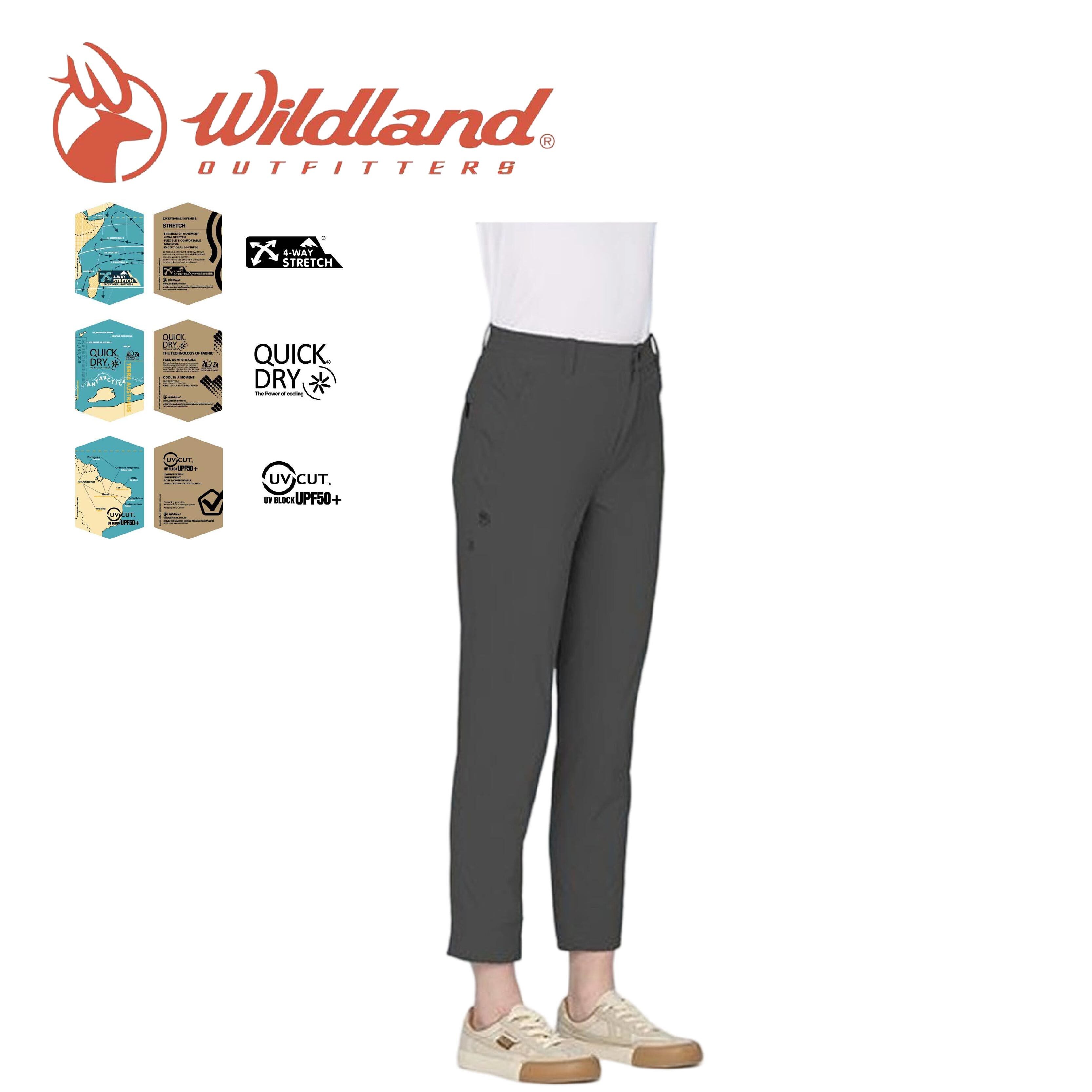 Wildland 荒野 N66四彈UV50山旅九分褲 女款 (慕尼灰色) 21WB31335