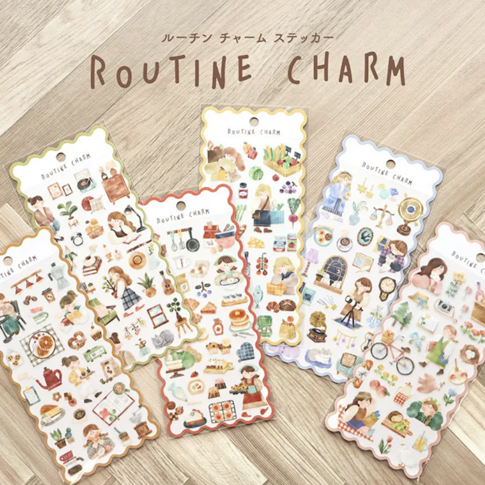 MIND WAVE | Routine Charm 女孩日常 貼紙