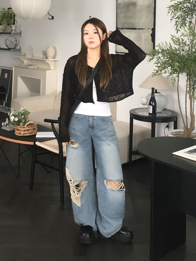 夏季預訂｜Damage Balloon 牛仔褲