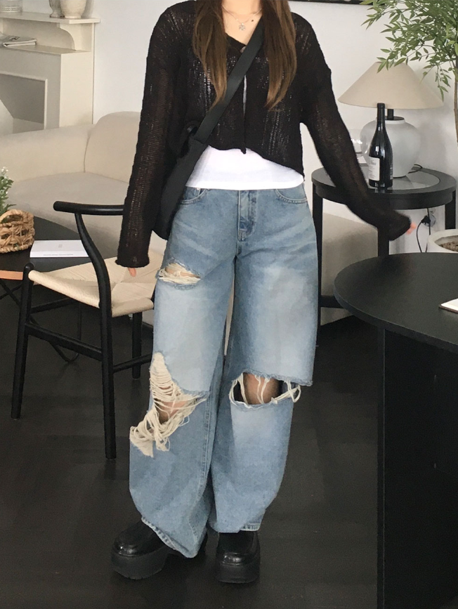 夏季預訂｜Damage Balloon 牛仔褲