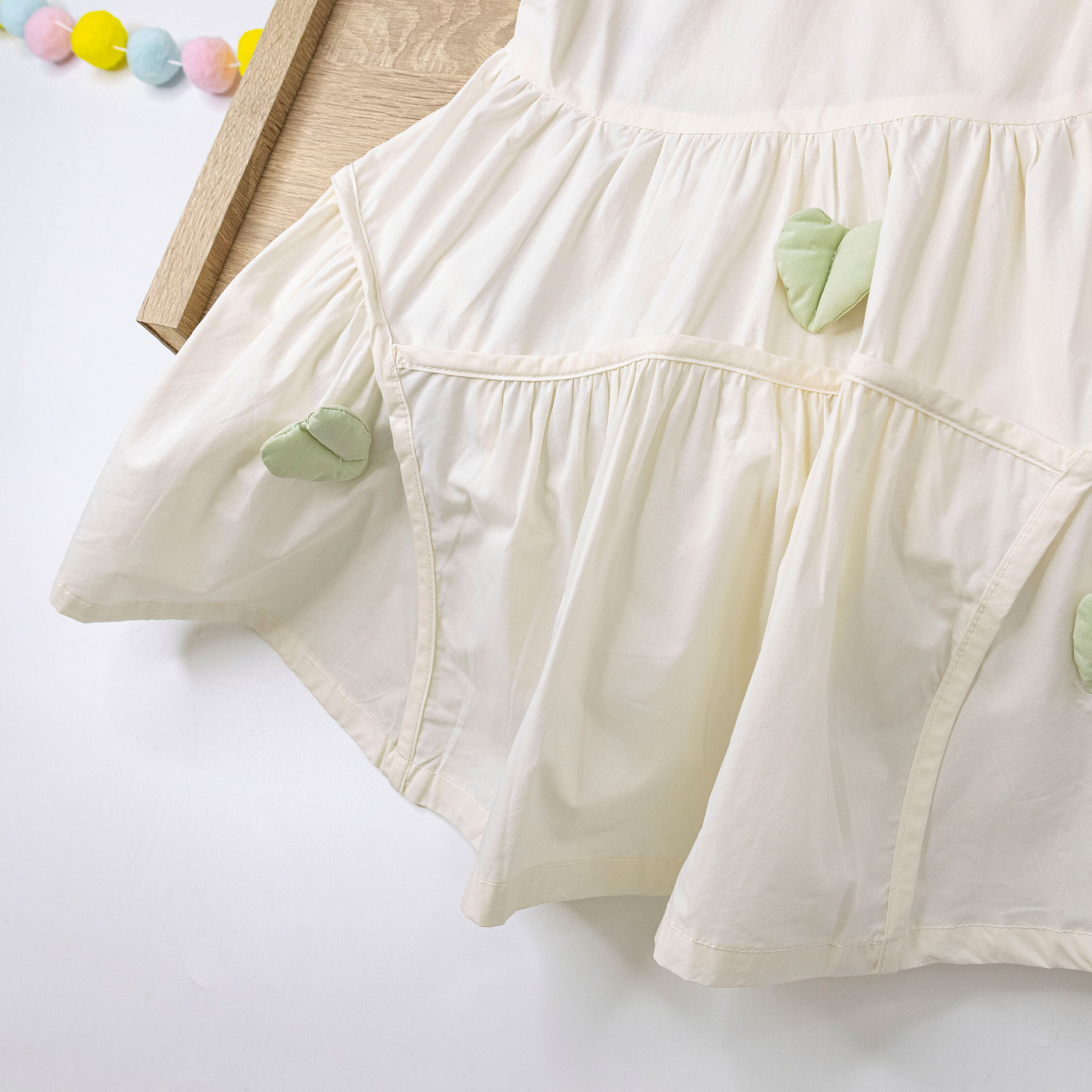 【H50536】立體愛心流線車縫設計洋裝＊三色