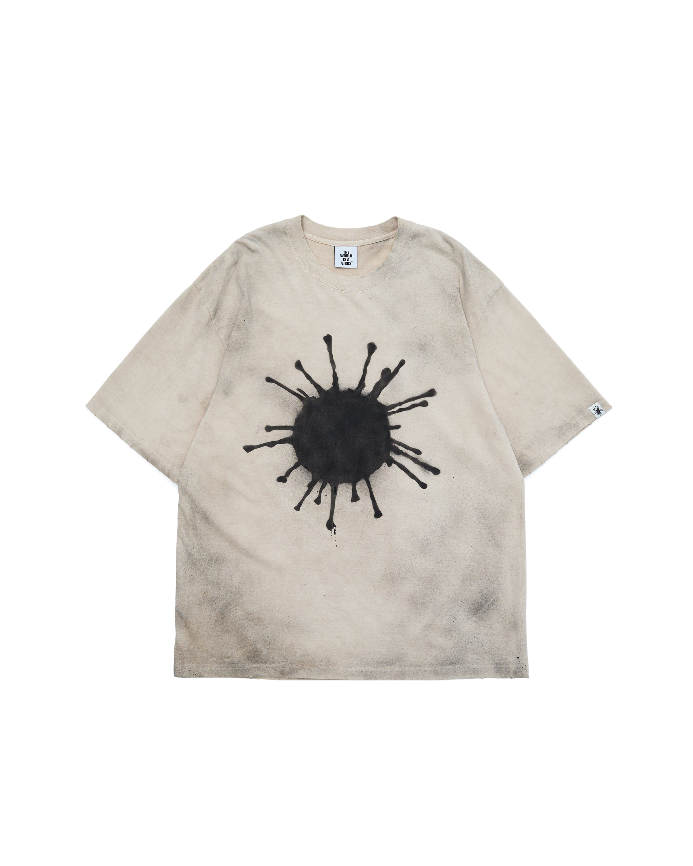VIRUSWORLD 病毒殘影手繪短袖