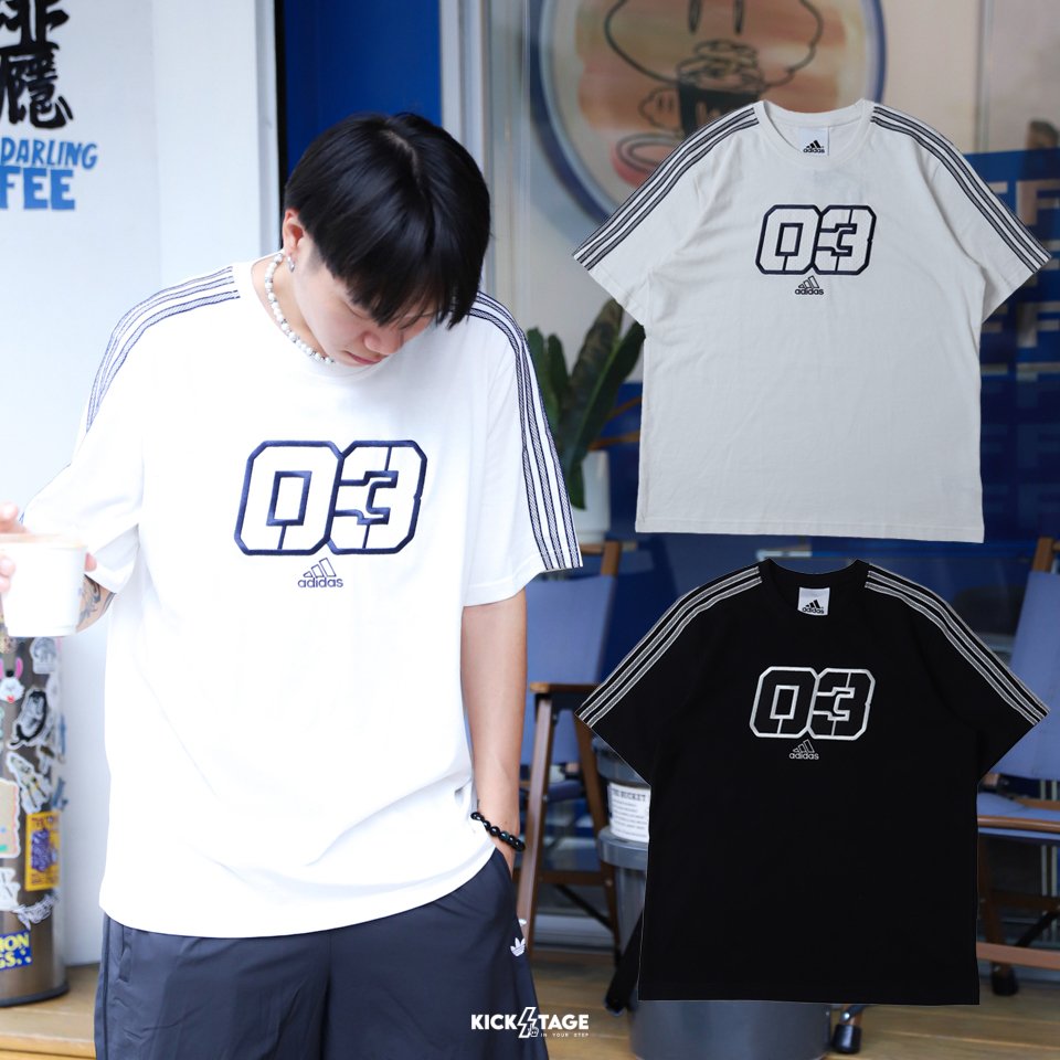 男女款 ADIDAS GRX TEE Q2 TEE 黑 白 寬鬆 圓領 純棉 運動 休閒 短TEE【JD5384/JD5383】