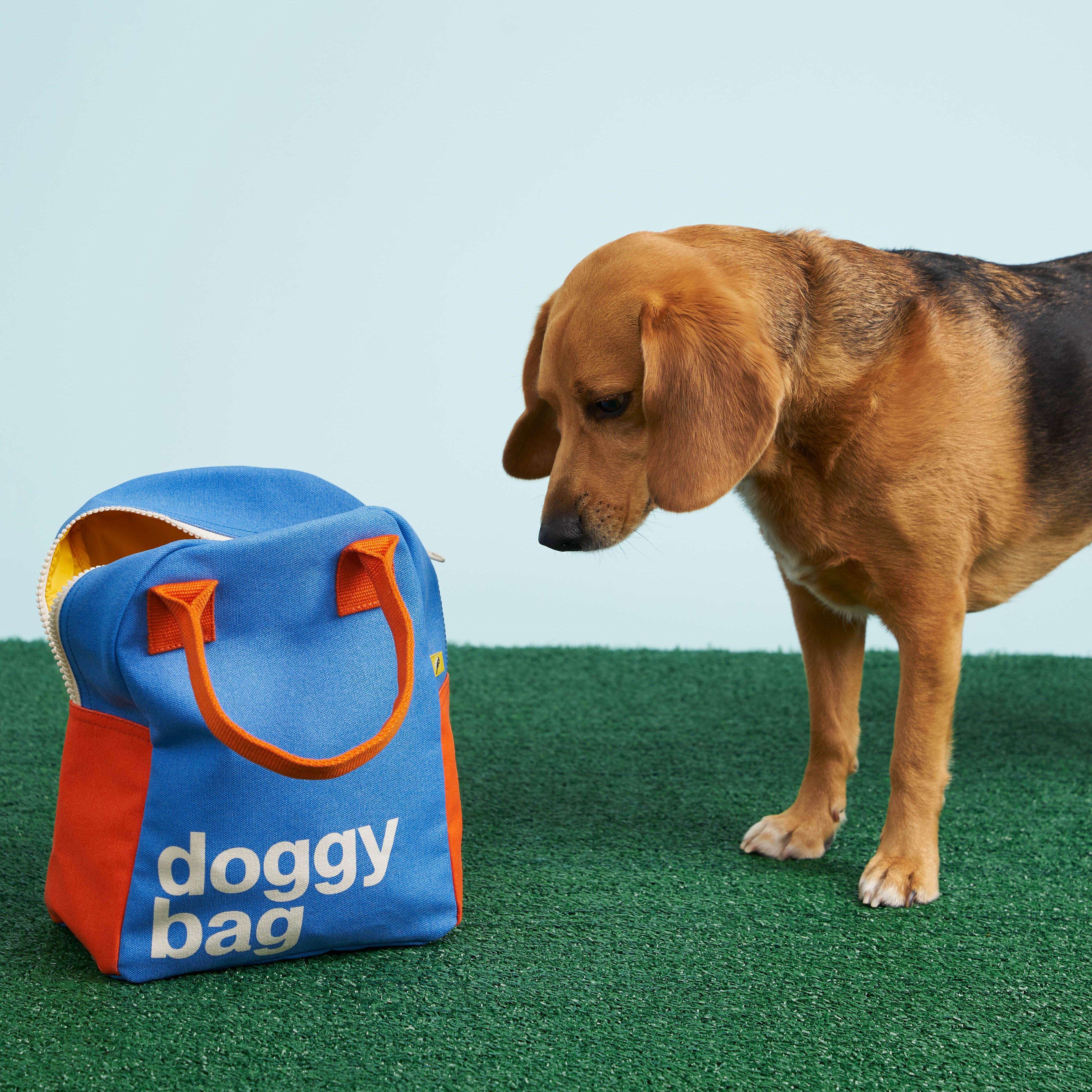 拉鍊隨手袋【doggy bag】-加拿大Fluf有機棉