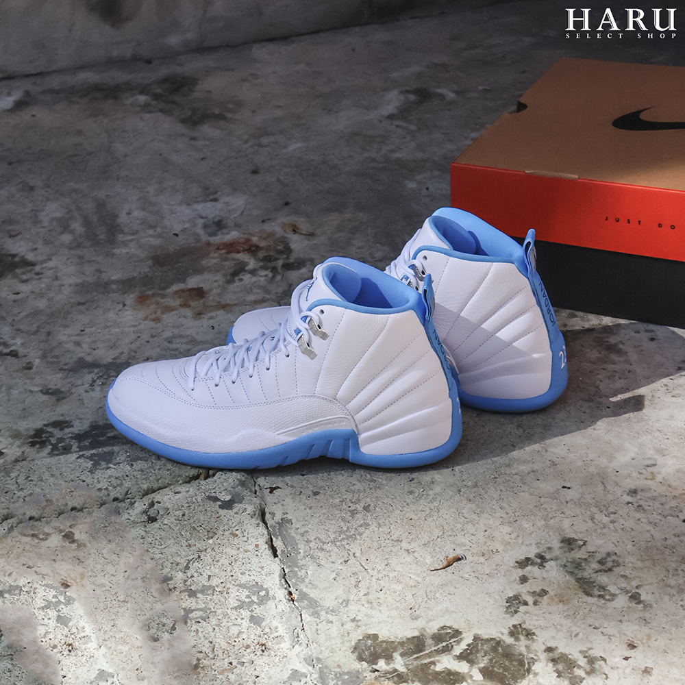 AIR JORDAN 12 "MELO" 大學藍 白藍 AJ12 籃球鞋 復古籃球鞋 CT8013-112